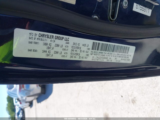 2014 Jeep Compass High Altitude მანქანა იყიდება აუქციონზე, vin: 1C4NJCEA7ED849483, აუქციონის ნომერი: 45456542