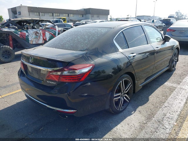 2016 Honda Accord Sport მანქანა იყიდება აუქციონზე, vin: 1HGCR2F56GA070805, აუქციონის ნომერი: 45456603