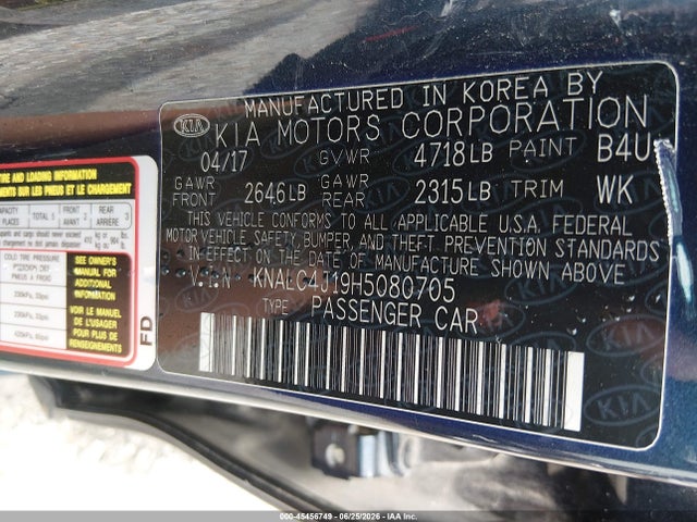 KIA Cadenza Premium 2017 KNALC4J19H5080705 Image 9