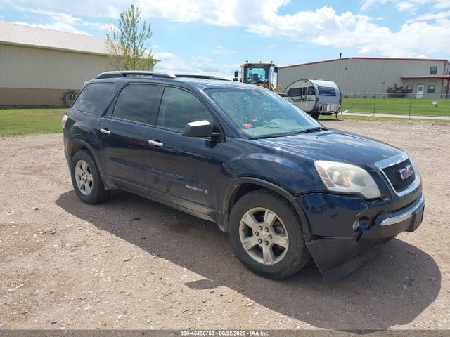 45456760 :رقم المزاد ، 1GKER13738J263958 vin ، 2008 Gmc Acadia Sle-1 مزاد بيع