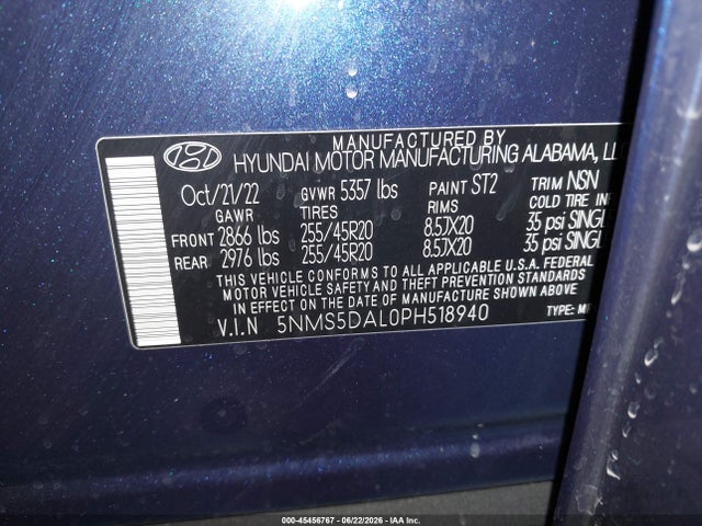 Hyundai Santa Fe Calligraphy 2023 5NMS5DAL0PH518940 Image 9