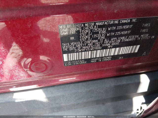 Toyota Rav4 Xle 2020 2T3W1RFV2LW078990 Image 9