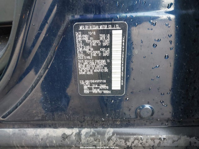 Nissan Armada Platinum 2019 JN8AY2NE4K9757158 Image 9