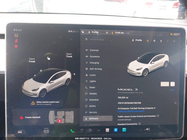 Tesla Model 3 Long Range/mid Range/standard Range/standard Range Plus 2019 5YJ3E1EA9KF362788 Image 7