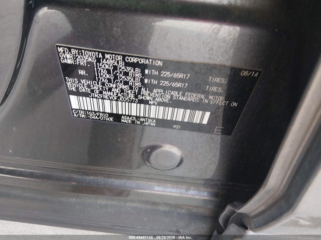 Toyota RAV4 LE 2015 JTMZFREV0FJ025773 Image 9