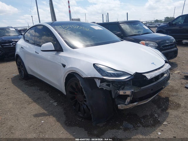 Auction sale of the 2020 Tesla Model Y Long Range Dual Motor All-wheel Drive/performance Dual Motor All-wheel Drive, vin: 5YJYGDEF8LF037516, lot number: 45457252