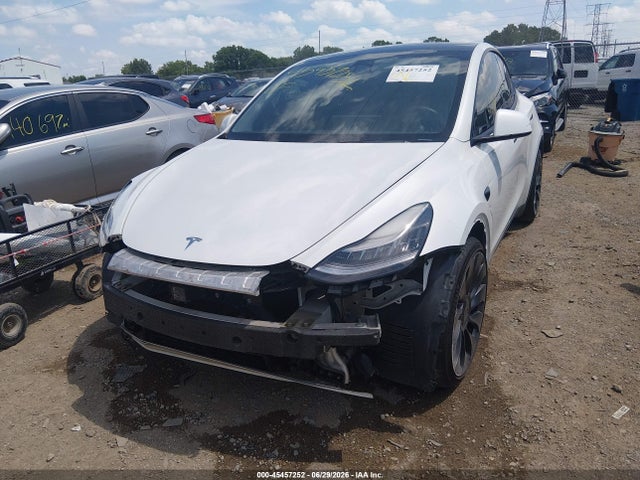 45457252 :رقم المزاد ، 5YJYGDEF8LF037516 vin ، 2020 Tesla Model Y Long Range Dual Motor All-wheel Drive/performance Dual Motor All-wheel Drive مزاد بيع
