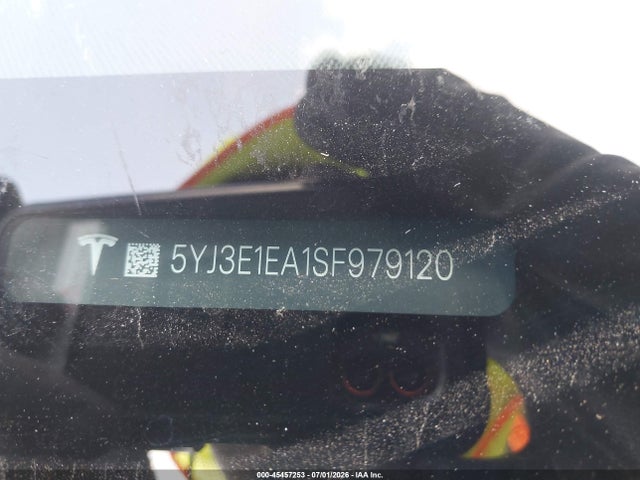5YJ3E1EA1SF979120 Tesla Model 3 Long Range Rear-wheel Drive/standard Rear-wheel Drive