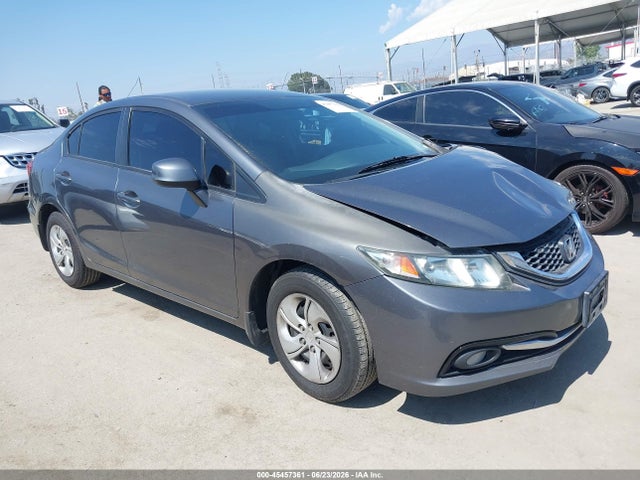 Продажа на аукционе авто 2013 Honda Civic Lx, vin: 19XFB2F59DE207664, номер лота: 45457361