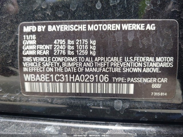 BMW 330e Iperformance 2017 WBA8E1C31HA029106 Image 9