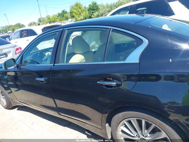 Продажа на аукционе авто 2018 Infiniti Q50 3.0t Luxe, vin: JN1EV7AR1JM437130, номер лота: 45457539