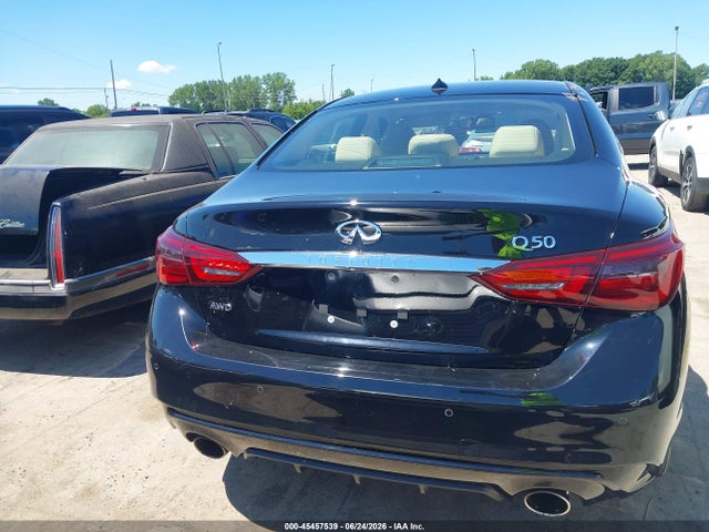 Продажа на аукционе авто 2018 Infiniti Q50 3.0t Luxe, vin: JN1EV7AR1JM437130, номер лота: 45457539