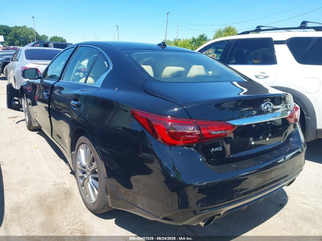 Продажа на аукционе авто 2018 Infiniti Q50 3.0t Luxe, vin: JN1EV7AR1JM437130, номер лота: 45457539