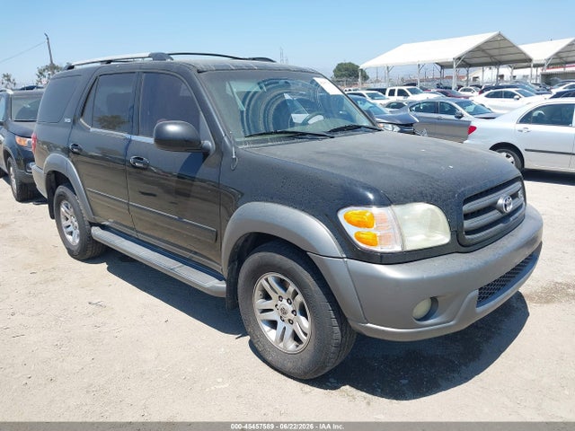2003 Toyota Sequoia Sr5 V8 მანქანა იყიდება აუქციონზე, vin: 5TDZT34A23S163561, აუქციონის ნომერი: 45457589