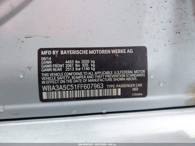 WBA3A5C51FF607963 BMW 328I