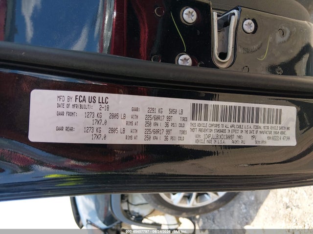 Aukcja sprzedaży 2019 Jeep Cherokee Latitude Plus Fwd, vin: 1C4PJLLB1KD130097, numer aukcji: 45457797