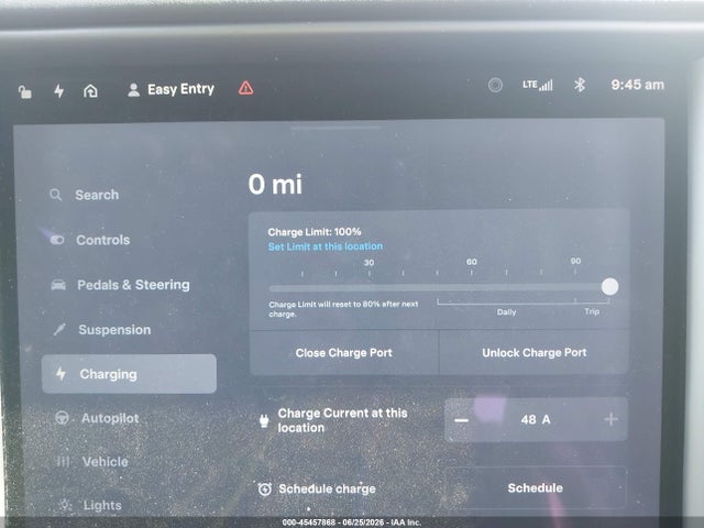 Продажа на аукционе авто 2019 Tesla Model X 100d/75d/long Range, vin: 5YJXCAE26KF152679, номер лота: 45457868