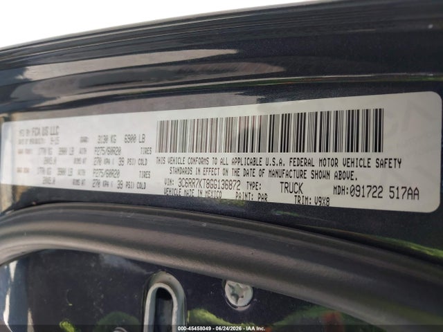 45458049 :رقم المزاد ، 3C6RR7KT8GG136872 vin ، 2016 Ram 1500 Express مزاد بيع