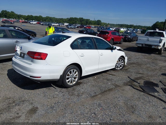 2015 Volkswagen Jetta 1.8t Se მანქანა იყიდება აუქციონზე, vin: 3VWD17AJ5FM305611, აუქციონის ნომერი: 45458235