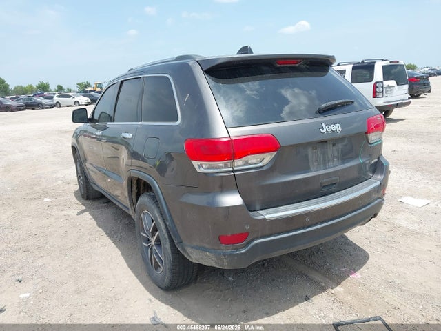 2017 Jeep Grand Cherokee Limited მანქანა იყიდება აუქციონზე, vin: 1C4RJEBG9HC740068, აუქციონის ნომერი: 45458297
