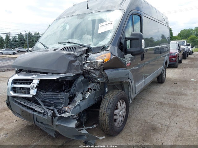 2018 Ram Promaster 2500 High Roof 159 Wb მანქანა იყიდება აუქციონზე, vin: 3C6TRVDG3JE149056, აუქციონის ნომერი: 45458398