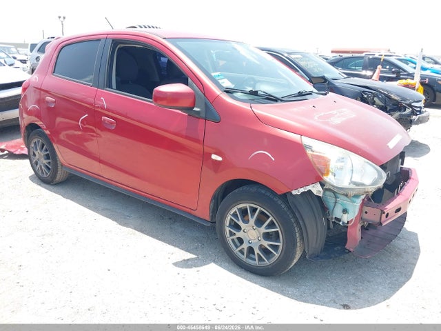 2015 Mitsubishi Mirage De მანქანა იყიდება აუქციონზე, vin: ML32A3HJ1FH043750, აუქციონის ნომერი: 45458649