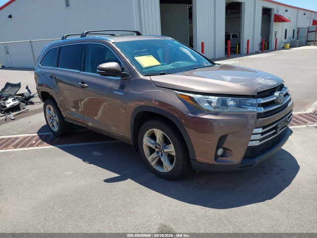 Toyota Highlander Hybrid Limited 2017 5TDDGRFH1HS030180 главное изображение