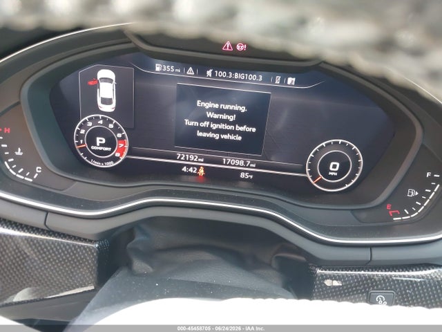 Aukcja sprzedaży 2018 Audi S5 3.0t Premium Plus, vin: WAUC4CF51JA009479, numer aukcji: 45458705