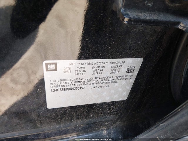 Продажа на аукционе авто 2013 Buick Regal Turbo - Premium 1, vin: 2G4GS5EV9D9250497, номер лота: 45458769