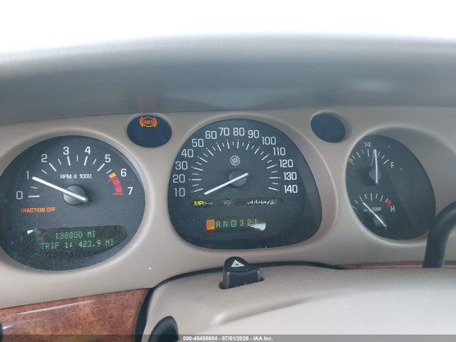 2002 Buick Lesabre Limited მანქანა იყიდება აუქციონზე, vin: 1G4HR54K02U123340, აუქციონის ნომერი: 45458804