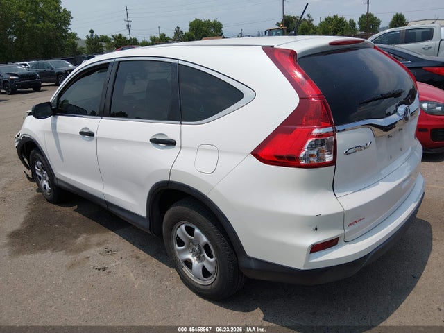 2016 Honda Cr-v Lx მანქანა იყიდება აუქციონზე, vin: 5J6RM4H36GL135861, აუქციონის ნომერი: 45458967