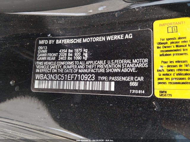 Продаж на аукціоні авто 2014 Bmw 428i, vin: WBA3N3C51EF710923, номер лоту: 45458976