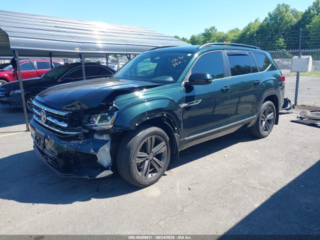 2021 Volkswagen Atlas 3.6l V6 Se W/technology R-line მანქანა იყიდება აუქციონზე, vin: 1V2RR2CA1MC525536, აუქციონის ნომერი: 45459031