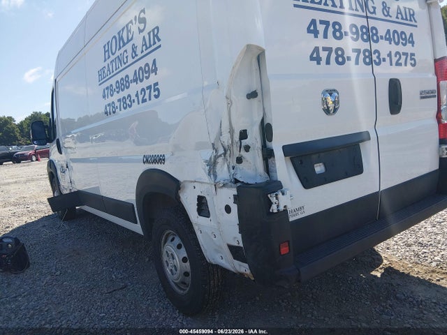 Aukcja sprzedaży 2023 Ram Promaster 2500 High Roof 159 Wb, vin: 3C6LRVDG2PE588872, numer aukcji: 45459094