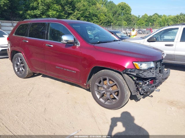 45459282 :رقم المزاد ، 1C4RJFCG8MC736981 vin ، 2021 Jeep Grand Cherokee Overland 4x4 مزاد بيع