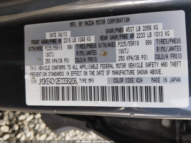 Mazda Cx-5 Grand Touring 2014 JM3KE4DY2E0338208 Image 9