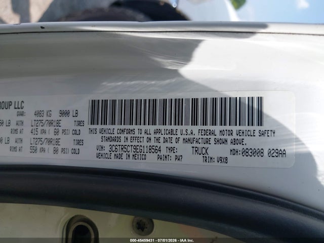 RAM 2500 Tradesman 2014 3C6TR5CT9EG118564 Image 9