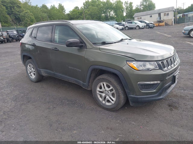 2018 Jeep Compass Sport 4x4 მანქანა იყიდება აუქციონზე, vin: 3C4NJDAB0JT399944, აუქციონის ნომერი: 45459482