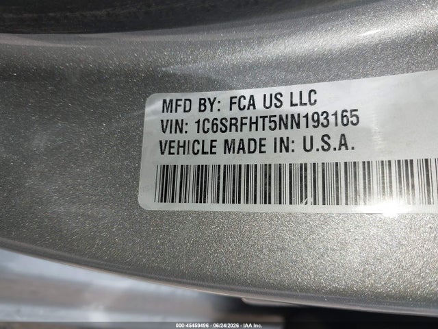 Продаж на аукціоні авто 2022 Ram 1500 Limited  4x4 5'7 Box, vin: 1C6SRFHT5NN193165, номер лоту: 45459496