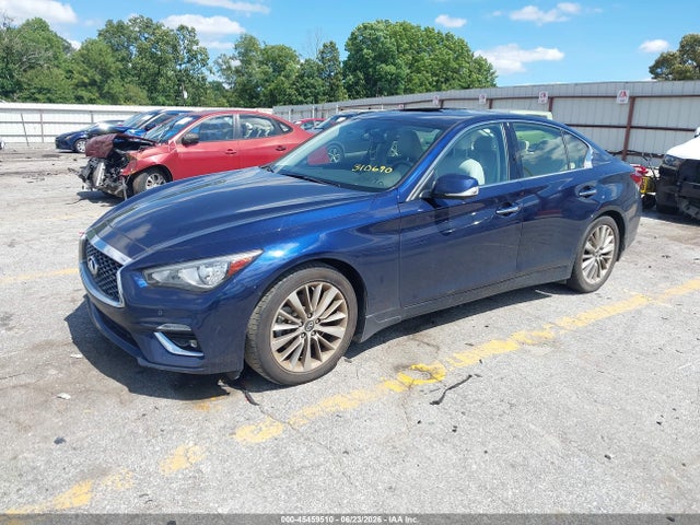 45459510 :رقم المزاد ، JN1EV7BP3NM310690 vin ، 2022 Infiniti Q50 Luxe مزاد بيع
