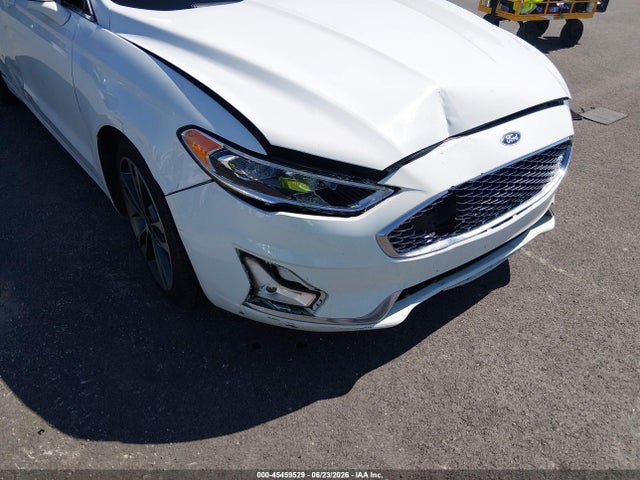 45459529 :رقم المزاد ، 3FA6P0K92KR253444 vin ، 2019 Ford Fusion Titanium مزاد بيع