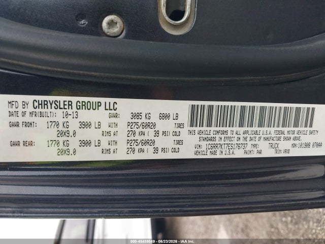 Aukcja sprzedaży 2014 Ram 1500 Express, vin: 1C6RR7KT7ES176737, numer aukcji: 45459549