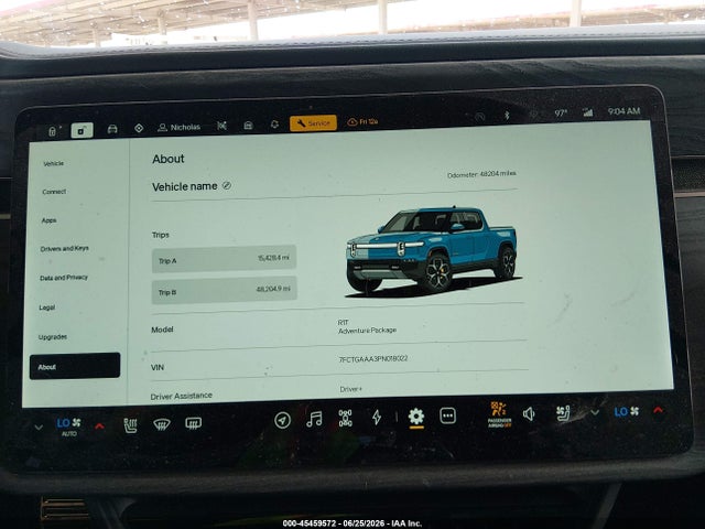 Продажа на аукционе авто 2023 Rivian R1t Adventure Quad Motor Large Pack, vin: 7FCTGAAA3PN018022, номер лота: 45459572
