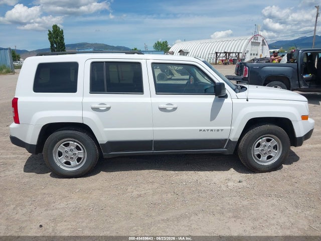 Продажа на аукционе авто 2016 Jeep Patriot Sport, vin: 1C4NJPBB9GD809381, номер лота: 45459643