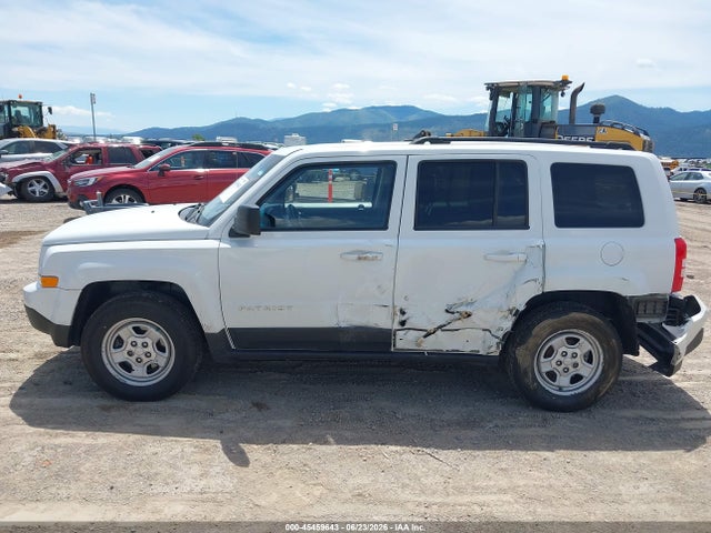 Продажа на аукционе авто 2016 Jeep Patriot Sport, vin: 1C4NJPBB9GD809381, номер лота: 45459643