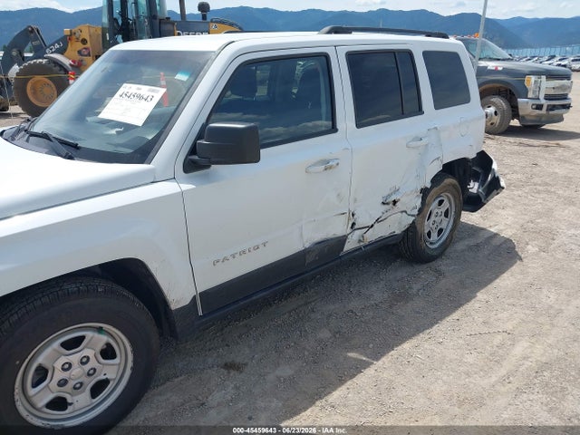 Продажа на аукционе авто 2016 Jeep Patriot Sport, vin: 1C4NJPBB9GD809381, номер лота: 45459643
