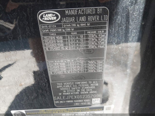 SALEJ7EX0S2357096 Land Rover Defender 110 P300