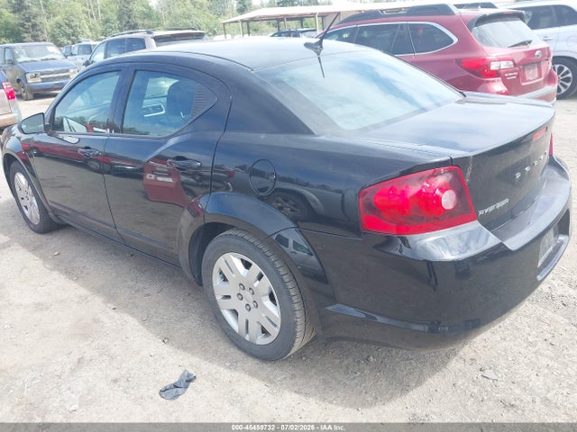 2012 Dodge Avenger Se მანქანა იყიდება აუქციონზე, vin: 1C3CDZAG5CN327703, აუქციონის ნომერი: 45459732