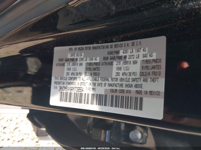 Aukcja sprzedaży 2024 Mazda Cx-30 2.5 S, vin: 3MVDMBAM9RM709554, numer aukcji: 45460145
