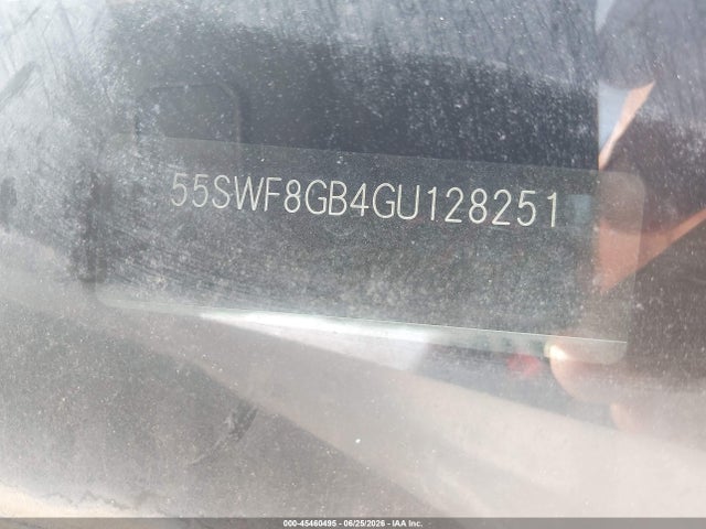 Aukcja sprzedaży 2016 Mercedes-benz Amg C 63, vin: 55SWF8GB4GU128251, numer aukcji: 45460495